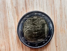 Moneta 2 Euro Maria Montessori 2020 rara con errori di conio