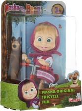 Bambola Masha e Orso 10 cm con Bici Triciclo Simba 3 Anni+