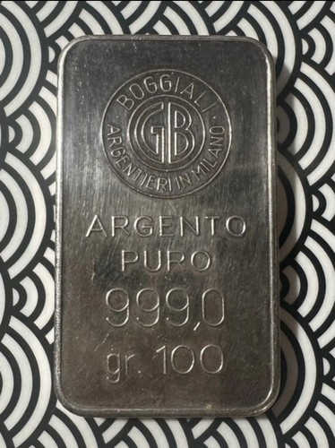 Lingotto 100 grammi - grammi, argento