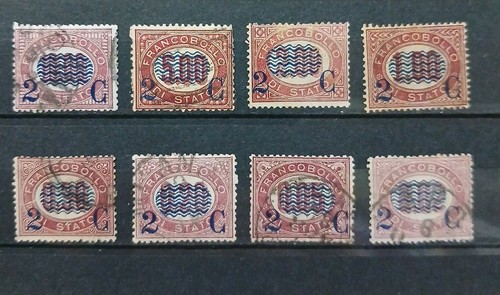 1878 regno francobolli - francobolli, di