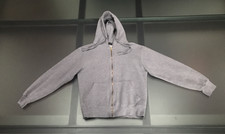 SONNY BONO FELPA GRIGIA CON ZIP E CAPPUCCIO TG M VESTIBILITA' PICCOLA