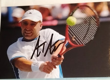 AUTOGRAFO ANDRE' AGASSI TENNIS
