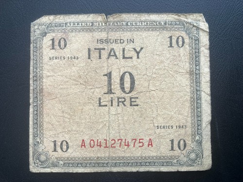 Banconota lire vintage - banconota, ww2