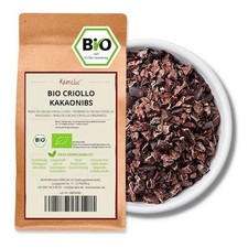 (44 EUR/kg) 1kg di cacao BIO, pennini di cacao crudi, rottura di cacao Criollo