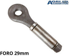 Occhione Girevole Per Rimorchio Agricolo Foro 29mm Filetto M24 Bussola 42x109mm