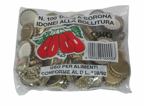 Tappi corona dore confezione - tappi,