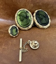 Gemelli vintage SWANK vetro