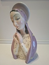 Stupenda Madonna In Ceramica