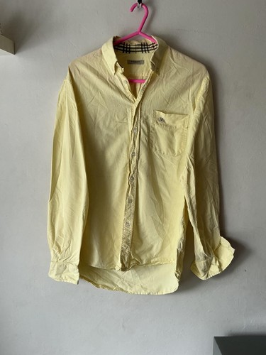 Camicia burberry london giallo - london,