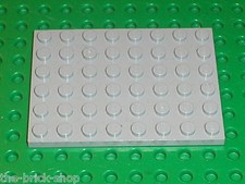 Plaque LEGO OldGray plate 6x8
