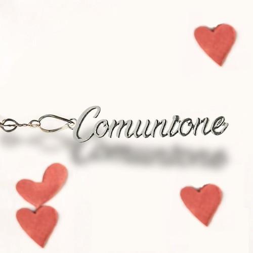 Ciondolo scritta comunione - scritta,