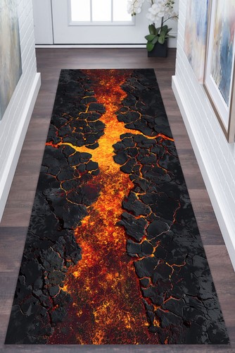 Tappeto lava enorme crepa