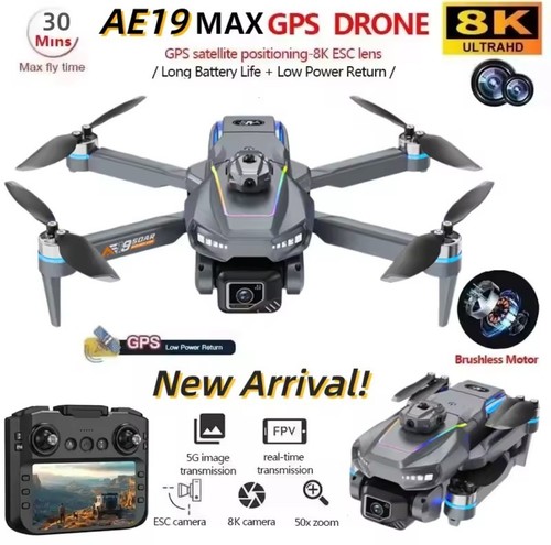 Drone ae19 pro 6 5g - drone, hd