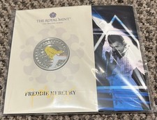2025 FREDDIE MERCURY COLOR £5 COIN ROYAL MINT PACK SIGILLATO *Edizione limitata*