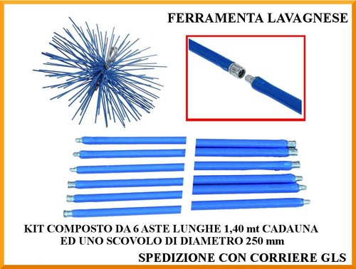 Kit pulizia canna fumaria - , per