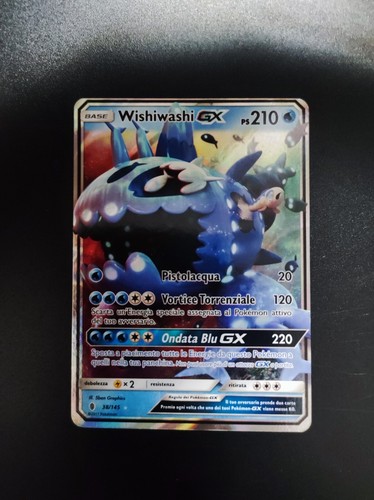 Carta pokemon wishiwashi - pokemon,
