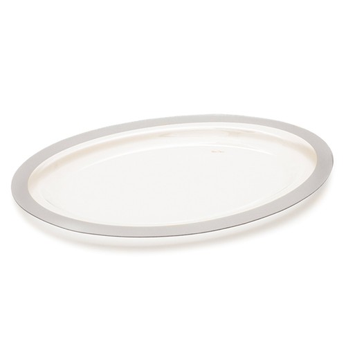 Vassoio ovale pet - in, argento