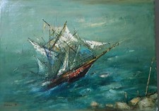 PIERO GARINO. OLIO  STUPENDO 