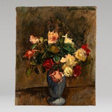 Luigi MONTANARINI Rosa in vaso