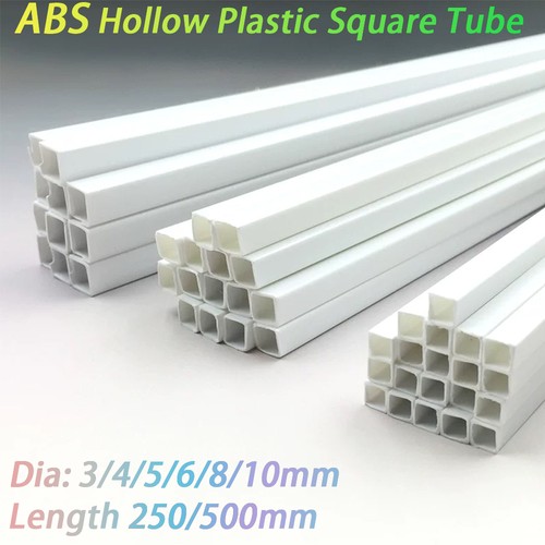 Tubo cavo quadrato - , plastica