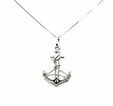 Collana Veneta Oro Bianco 18K