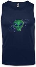 Canotta uomo Pixel Green Alien