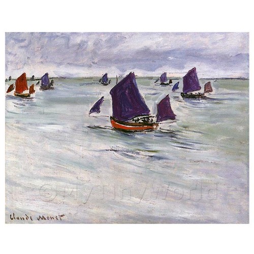Claude monet painting fishing - claude,