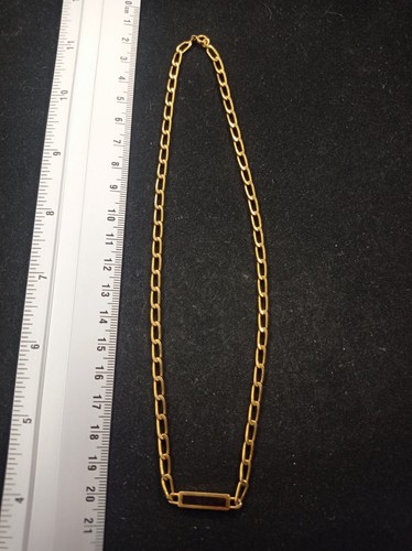 Catena collana dorata con - dorata,
