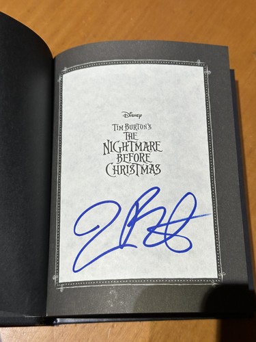 Tim burton signed autógrafo - tim,