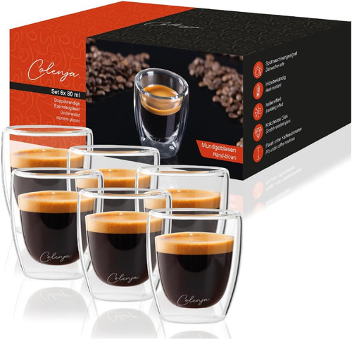 Set tazzine caffe vetro - 6,