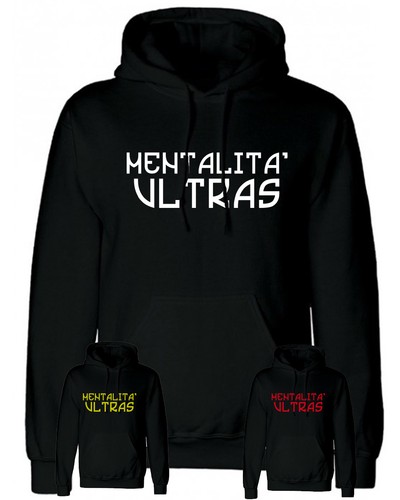 Felpa mentalità ultras con - ultras,