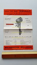 Motonautica Bellanese motore fuoribordo Squalo depliant italiano originale