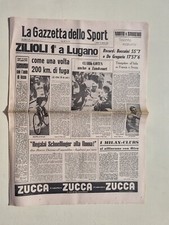 GAZZETTA DELLO SPORT 19 LUGLIO 1965 ZILIOLI LUGANO-GIMONDI-JIM CLARK-MILAN CLUB