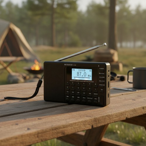 Radio portatile onde - , corte