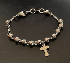 Bracciale con croce catena