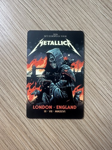 Metallica m72 2026 fan - fan, cards