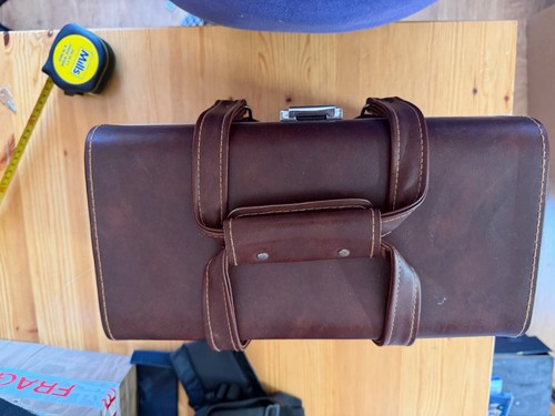Vintage hard leather camera - vintage,