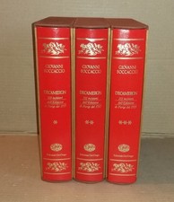 Giovanni Boccaccio DECAMERON . 3 Volumi con custodia _ Editoriale del Drago 1983
