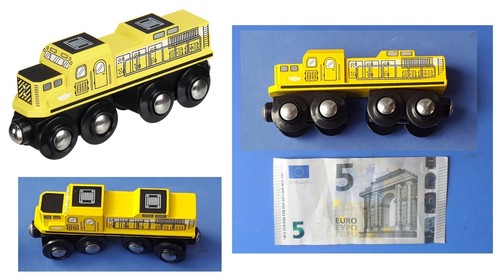 Locomotiva locomotore legno - in,