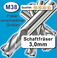 Fresa 3mm 3S.63mm per acciaio