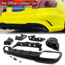 Black E63 Look Rear Diffuser
