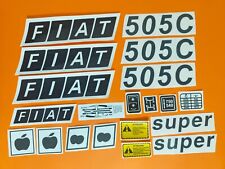 ADESIVI DECALCOMANIE  FIAT 505 C SUPER FRUTTETO PER TRATTORI FIAT 505 CINGOLATI