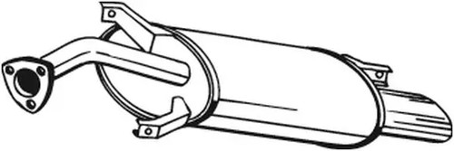 Silenziatore terminale 235 135 - silenziatore, 235-135
