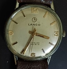 OROLOGIO LANCO INCABLOC 17 RUBIS - Funzionante
