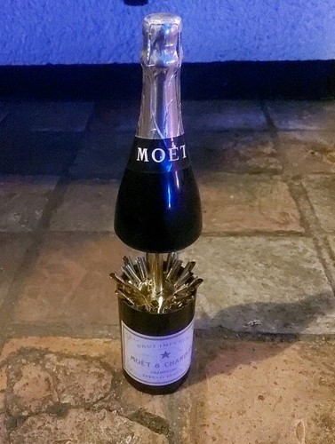 Vintage moet chandon bottle - vintage,