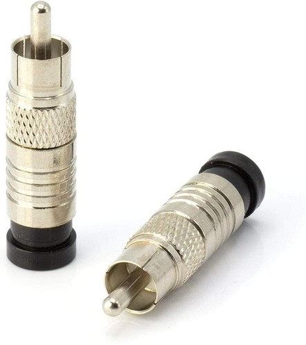 Connettore compressione rca - connettore,