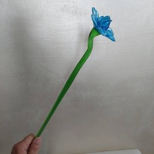 FIORE IN VETRO DI MURANO SOFFIATO ANNI 70