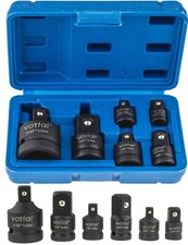 Adattatore Kraft 6pz Dadi Avvitatore a Percussione Riduzione 1/2"3/4"1/4"3/8" Dado