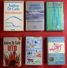 Andrea DE CARLO Lotto 6 Libri