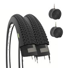 2 COPERTONI MTB 26 X 1.95 + 2 CAMERE D’ARIA PNEUMATICI 26" MTB GOMME BICICLETTA